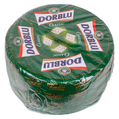 Сыр DORBLU Classic 50% с голубой плесенью, ~ 1,2 кг